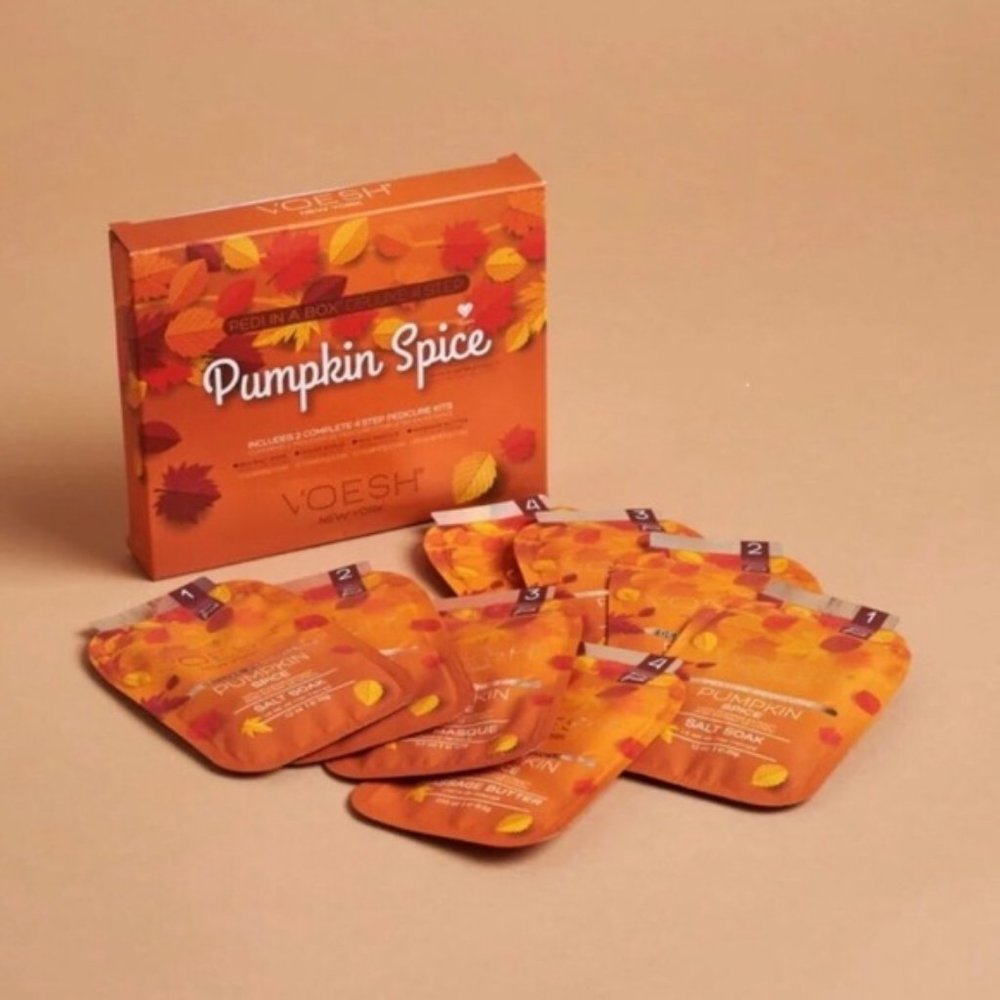 Voesh Pedicure Pumpkin Spice 8 Sachets